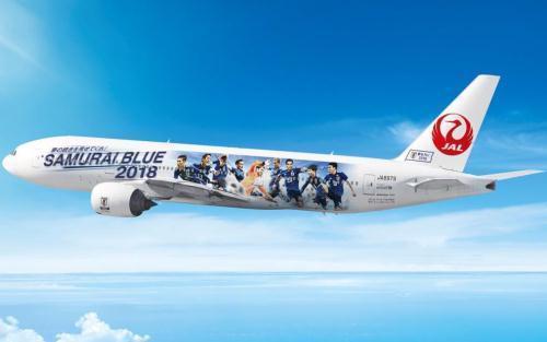 JAL SAMURAI BLUE 応援 JET